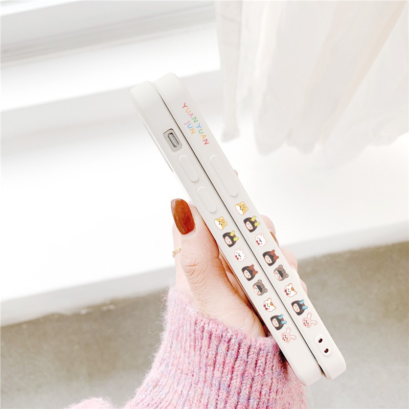 Ốp lưng iphone Yuan Jun cạnh vuông in hình viền 6/6plus/6s/6splus/7/7plus/8/8plus/x/xr/xs/11/12/pro/max/plus/promax/mini | BigBuy360 - bigbuy360.vn