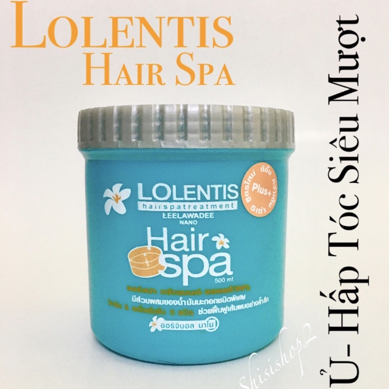 Combo 5 Hũ Ủ Hấp Tóc Lolentis Hair Spa Siêu Mượt Thái Lan 500g