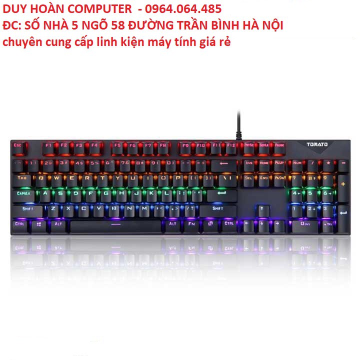 MUA bàn phím cơ TOMATO S220 - TẶNG NGAY BÀN DI CHUỘT GAMING