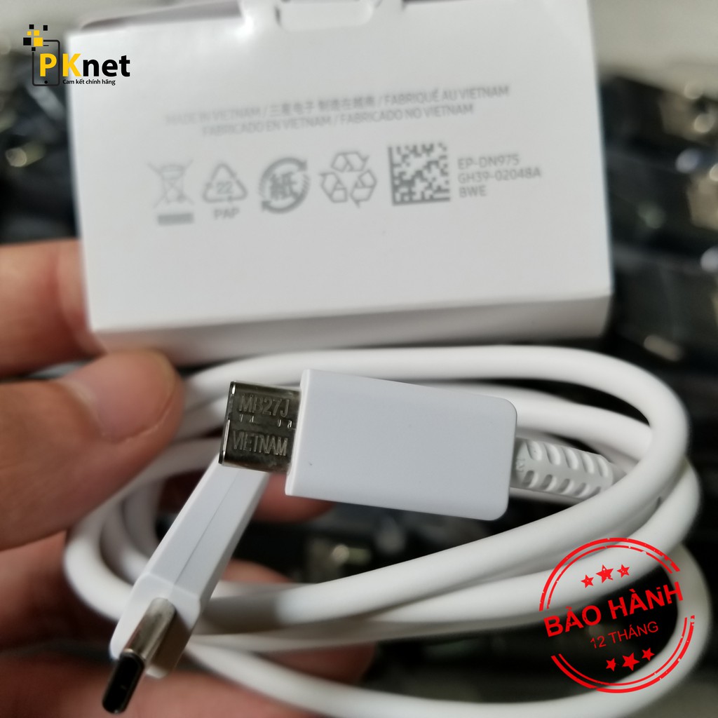 Cáp Sạc nhanh Note 10 Plus 5A Chính Hãng Samsung dành cho Củ Sạc 45W