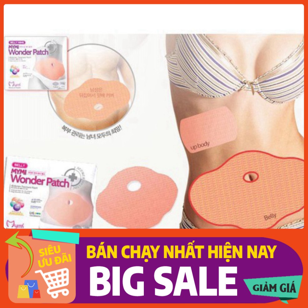 [FREE SHIP] 💥[Diệt Mỡ Bụng]💥Miếng dán tan mỡ bụng Hàn Quốc MyMi Wonder Patch (Bộ 5 miếng) HÀNG CHÍNH HÃNG 💥SIÊU HOT💥