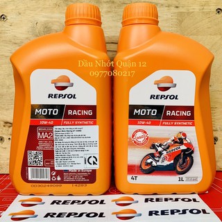 Repsol Châu Âu - Repsol Moto Racing 4T 10W-40 Made in Spain - Nhớt Cao Cấp Xe Đua