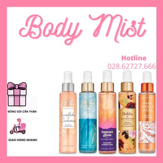[Đủ Mùi Size Vừa] Xịt Nhũ Bath And Body Works Diamond Shimmer Body Mist (145ml)