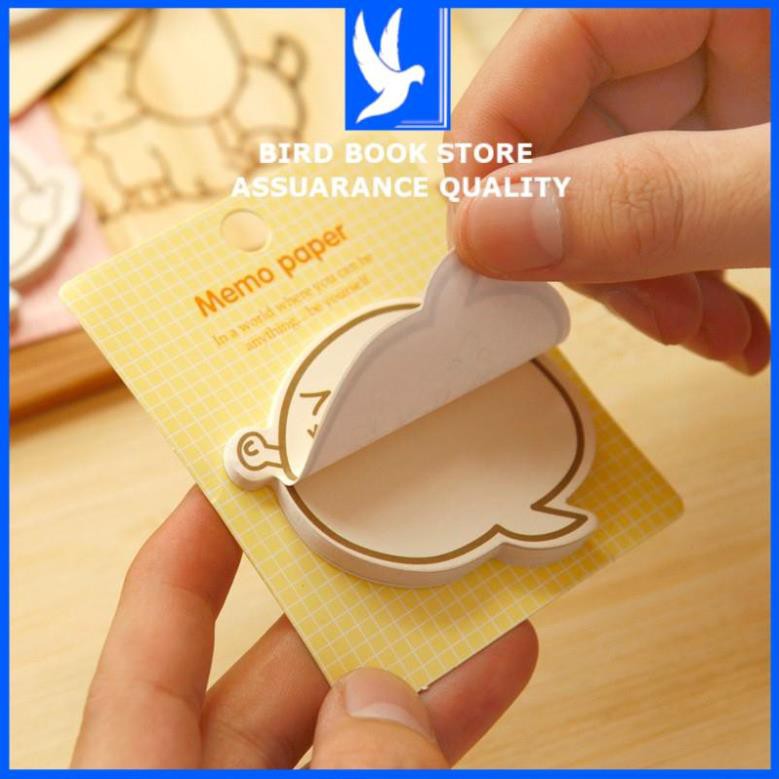 Note ghi chú BookMark Memo paper 𝑭𝒓𝒆𝒆𝒔𝒉𝒊𝒑 giấy nhớ Bird Book