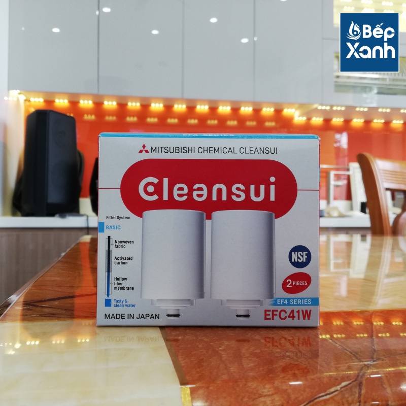 Bộ Lõi Lọc Thay Thế Cleansui EFC41W (2 Lõi ) - Dành Cho Thiết Bị Cleansui EF401 - Hàng Chính Hãng