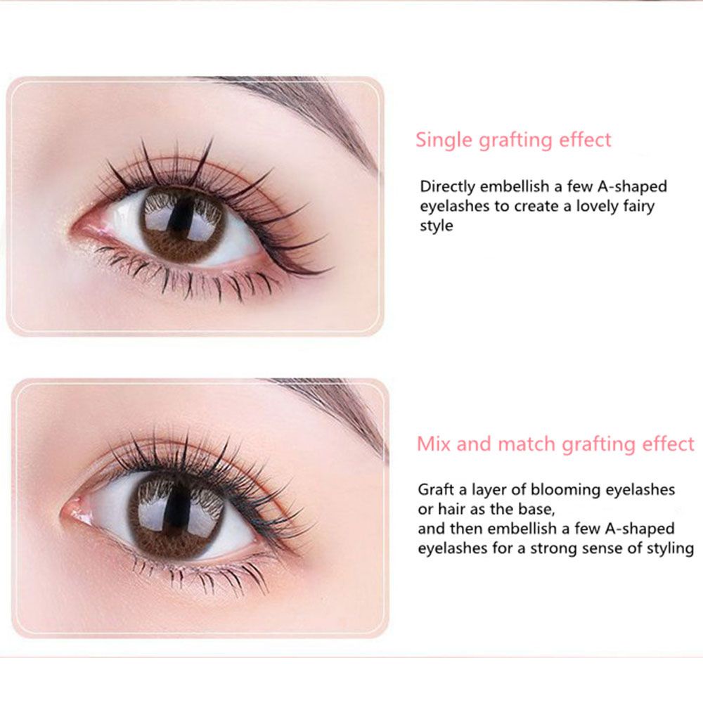 [Hàng mới về] Hộp lông mi giả thủ công dáng chữ A mềm mại độ dài tùy chọn