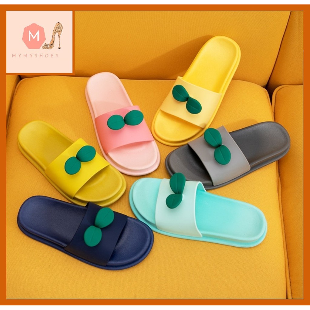 Dép ullzang cao su lá mầm siêu dẻo siêu nhẹ (Dmam01) | BigBuy360 - bigbuy360.vn