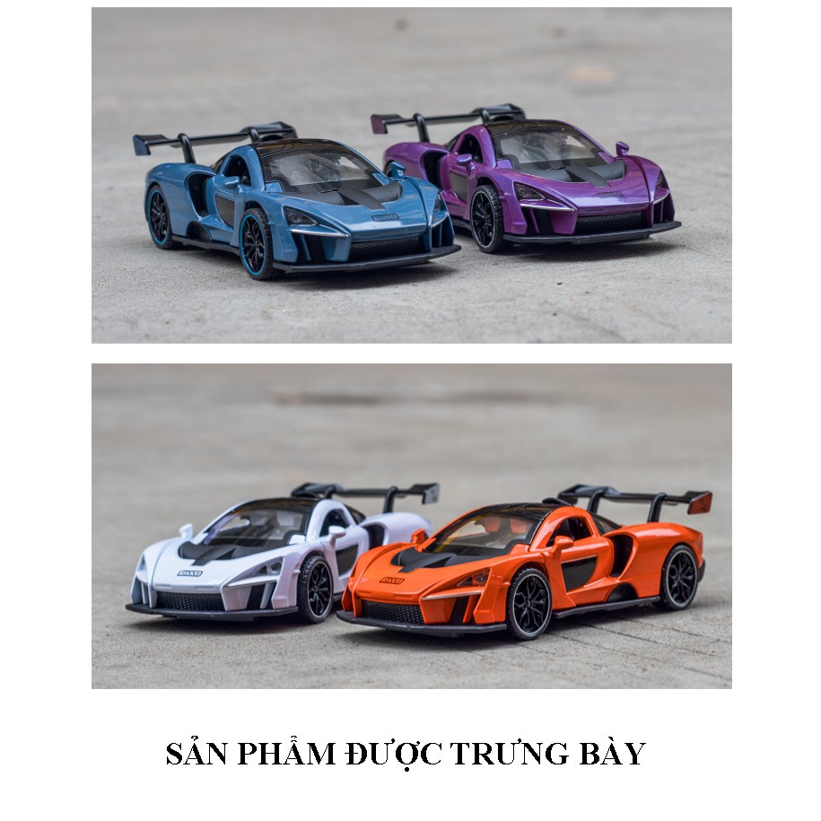 Xe Mô Hình Tĩnh MCLAREN SENNA tỉ lệ 1:32, có đèn và âm thanh