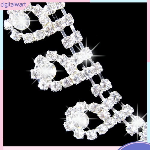 Bộ Vòng cổ + Bông Tai Đính Kim Cương Giả Hình Giọt Nước Cho Nữ