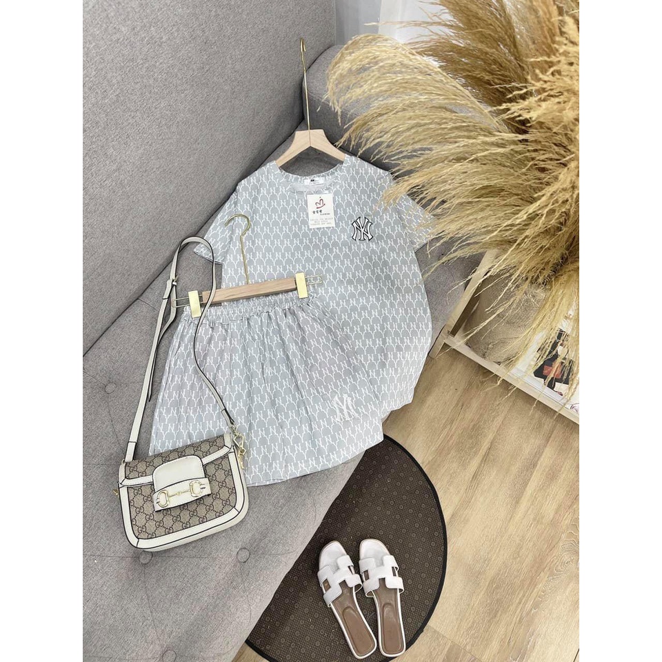 Bộ đồ thể thao nữ MYMY ba màu basic sét đồ áo thun quần short đùi thể thao năng động fom rộng