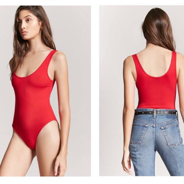 Bodysuit F21, 3 lỗ, thun gân | BigBuy360 - bigbuy360.vn