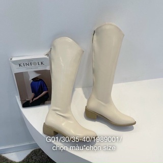 Boot trắng sữa sz 39