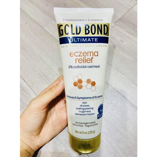 Kem giảm chàm và viêm da cơ địa Gold Bond Ultimate Eczema Relief Cream 226gr - CHÍNH HÃNG