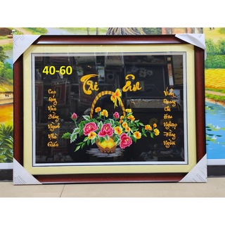 Tranh thêu ơn thầy cô nhà giáo