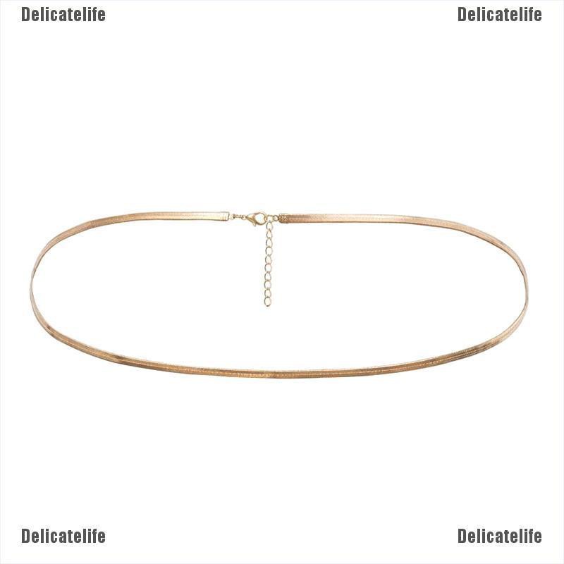 Dây chuyền kim loại dạng xích đơn giản