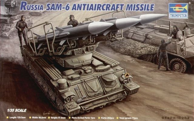 Trumpeter 00361 Mô Hình Tên Lửa Phòng Không 1/35 Russian SAM-6 Anti-aircraft Missile