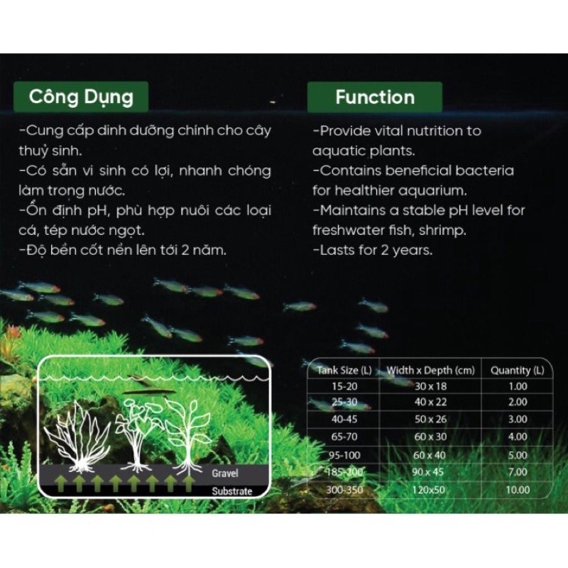 Cốt Nền Thuỷ Sinh Vũ Aqua