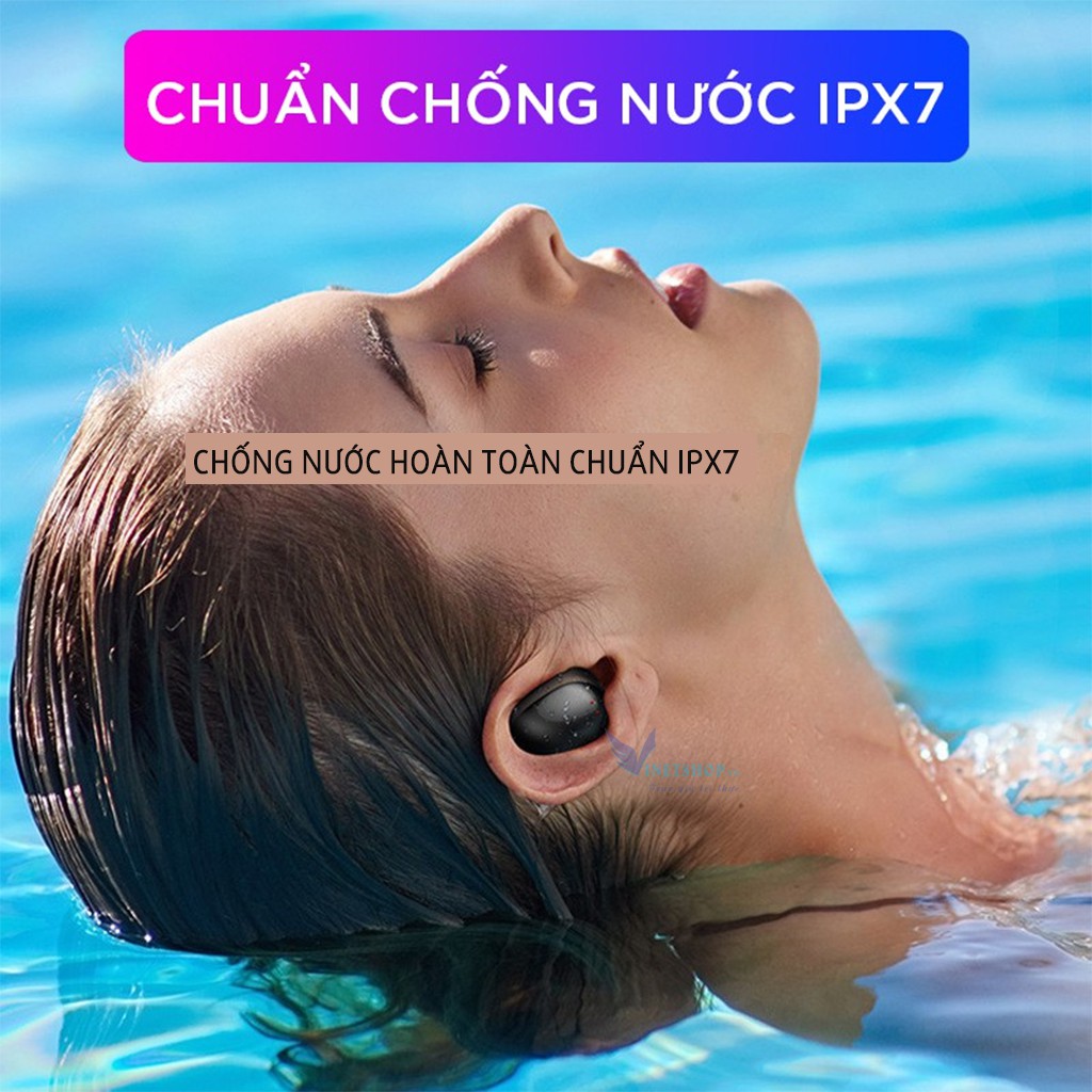 Tai Nghe Bluetooth Cảm Ứng TOUCH TWINS X7 5.0 Kèm Mic - Chống Nước IPX7, Tự Động Kết Nối, Kiêm sạc dự phòng -dc3873