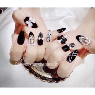 charm nơ quốc dân đính móng