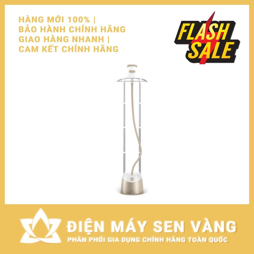 [CHÍNH HÃNG] BÀN ỦI HƠI NƯỚC ĐỨNG PHILIPS GC523 1.6L 1600W - 5 CHẾ ĐỘ - TỰ LÀM SẠCH (Màu vàng đồng)