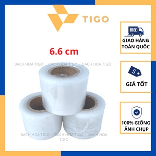 Màng pe loại 6.6cm - màng pallet quấn hàng hóa, quấn vali, quấn bụng spa giảm béo, ủ tê