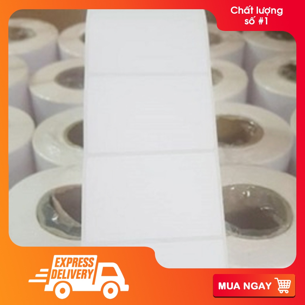 Tem decal nhiệt 80x50 mm, tem giao hàng SUPERSHIP, Tem nhiệt 8x5 cm tự dính