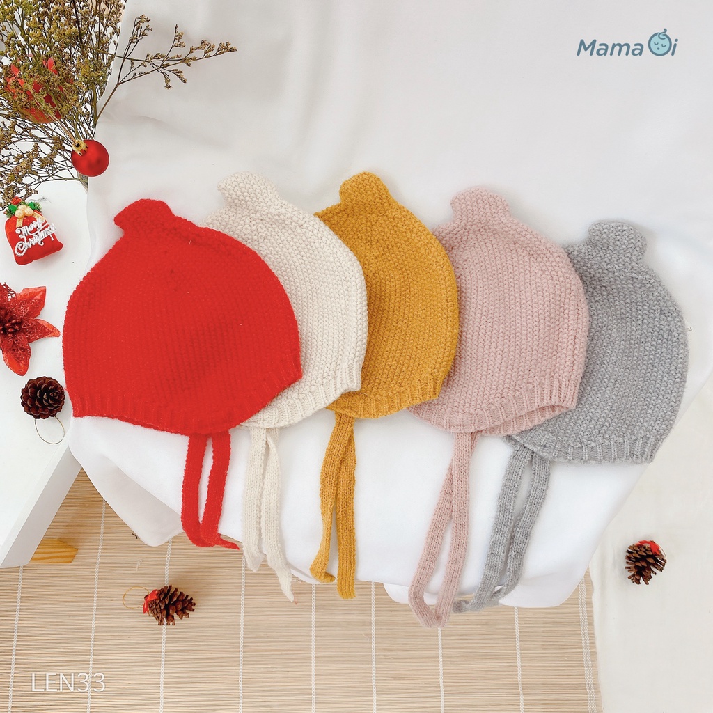 LENTH Tổng hợp mũ len mềm , siêu dễ thương cho bé của Mama Ơi- Thời trang cho bé