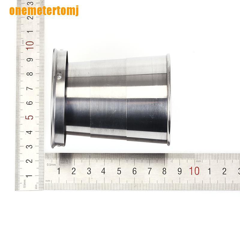 Cốc thép không gỉ gấp gọn dùng cho các hoạt động ngoài trời 140ml