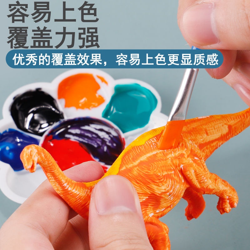 Mô Hình Khủng Long Embryo Trắng Tự Tô Màu Sáng Tạo Chống Sốc DIY Cho Bé Trai Bé Gái