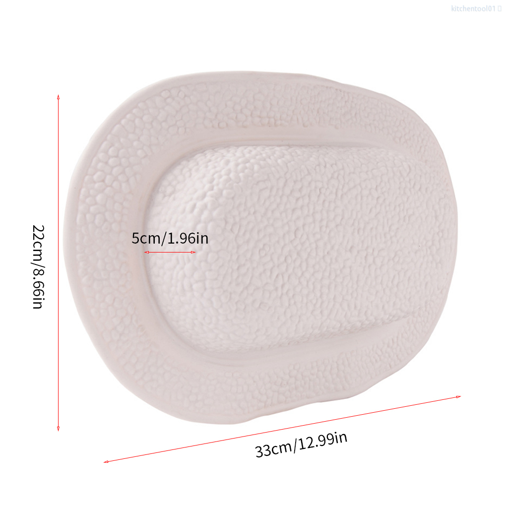 Gối Kê Cổ Gắn Bồn Tắm, Bồn Tắm, Màu Trắng, Có Miếng Hút Gắn Vào Bồn Tắm, Màu Trắng, Dùng Cho Spa, Màu Trắng | BigBuy360 - bigbuy360.vn