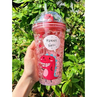 Ly khủng long giữ nhiệt 2 lớp