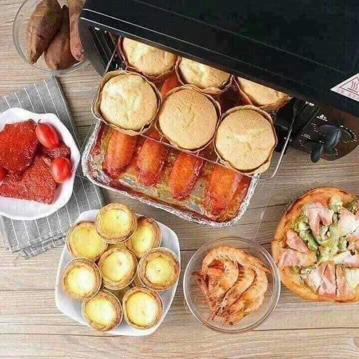 LÒ NƯỚNG MINI SUNHOUSE 10L ĐA NĂNG SH4207 SIÊU TIỆN LỢI