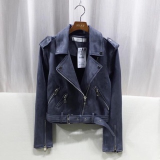 Áo khoác da lộn Zara xuất dư