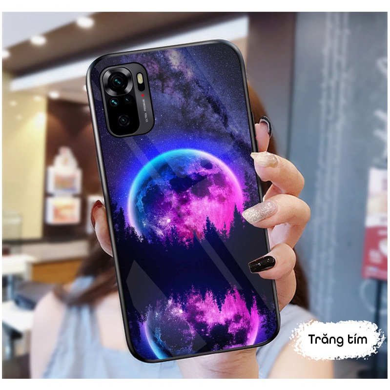 Ốp Xiaomi Note 10, Note 10S, Note 10Pro, Note10 5g Mặt kính cường lực chất lượng, cao cấp, sáng bóng