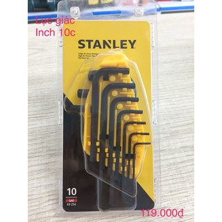 BỘ LỤC GIÁC HỆ INCH STANLEY SAE 69-254 (10 CÂY)
