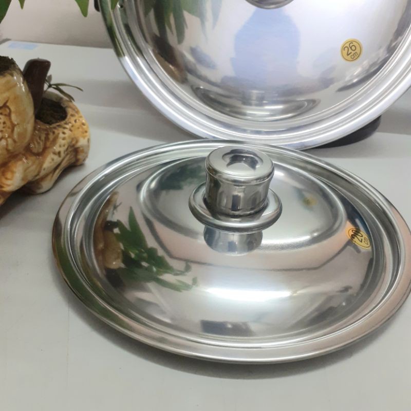 [Chính Hãng] Nắp vung nồi inox dùng cho nồi, chảo, quánh...size 14, 16, 18, 20, 24, 26, 28, 30, 32 cm VIETCOOK