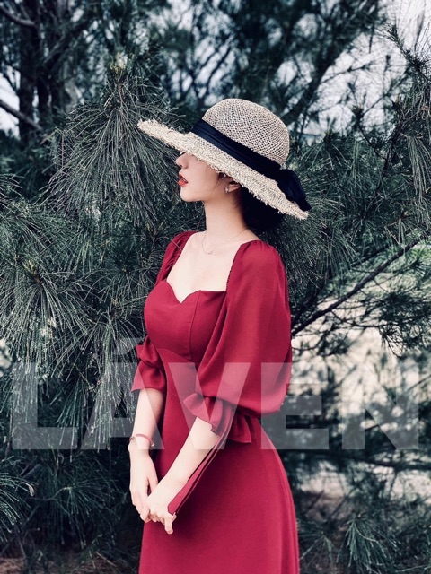 Đầm maxi voan dây thắt nơ lưng sexy sống ảo siêu đẹp | BigBuy360 - bigbuy360.vn