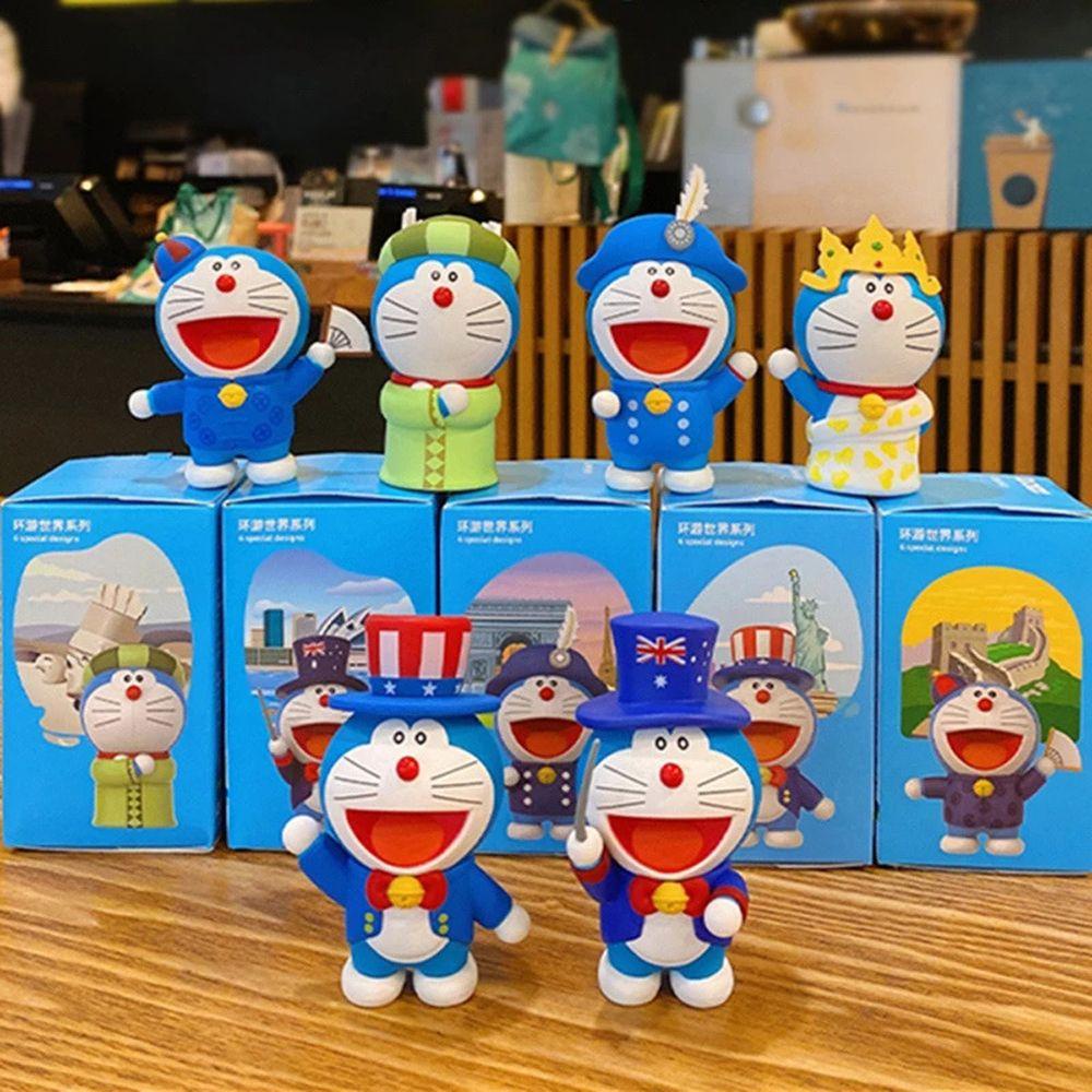 REBUY1 Mô Hình Đồ Chơi Nhân Vật Hoạt Hình Nhật Bản Doraemon