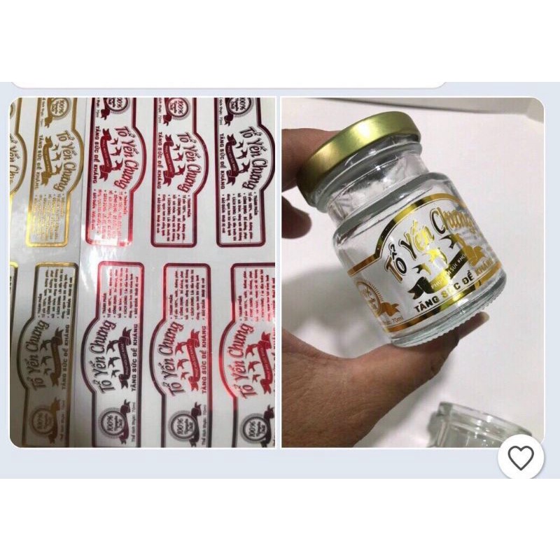 100 TEM DÁN HỦ ÉP KIM