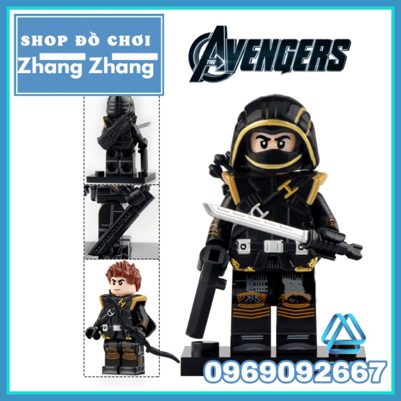 Đồ chơi Xếp hình mô hình Hawkeye Ronin trong Avengers Endgame Minifigures V002