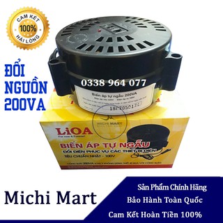 Đổi Nguồn LIOA 200VA. Đổi điện 220v sang 100v, Biến áp tự ngẫu 0.2kva DN002