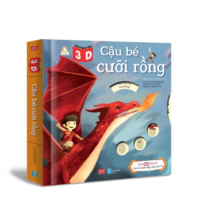 Sách - Dựng hình 3D - Cậu bé cưỡi rồng