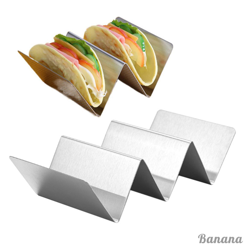 Giá Đỡ Taco Bằng Thép Không Gỉ Cho Lò Nướng Bánh Taco