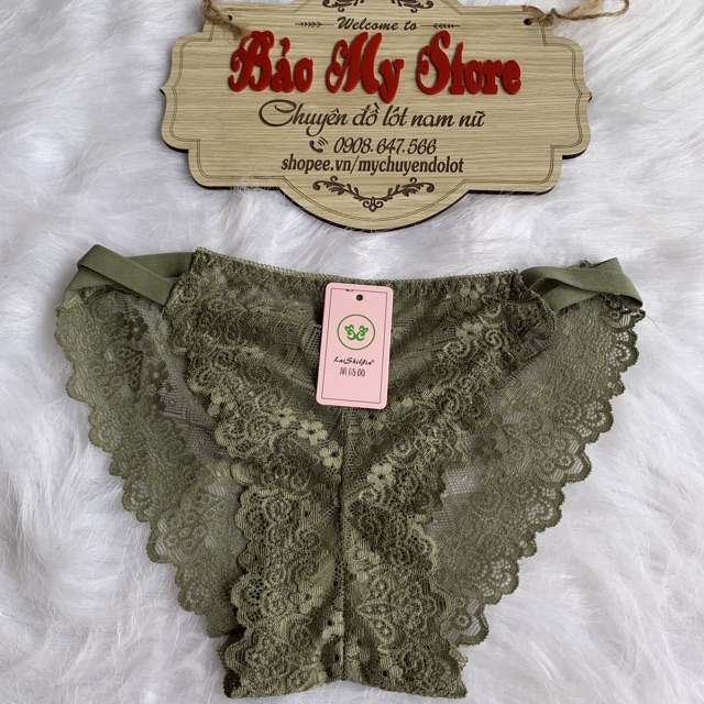 Quần Lót Nữ Ren Dây Chéo Bên Hông Mềm Mại Sexy Quyến Rũ