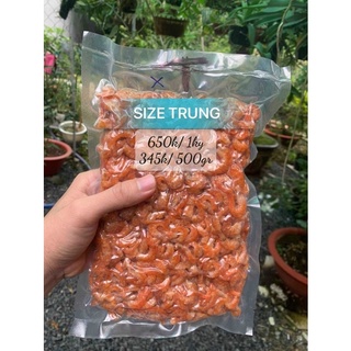 Tôm đất bạc liêu sấy khô - tôm khô bạc liêu hàng chuẩn - túi 500 gram