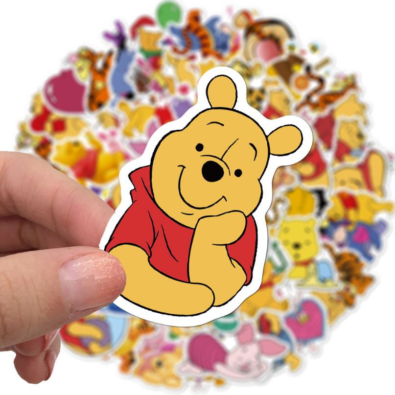 Sticker dán cao cấp Winnie the Pooh Cực COOL ms#193