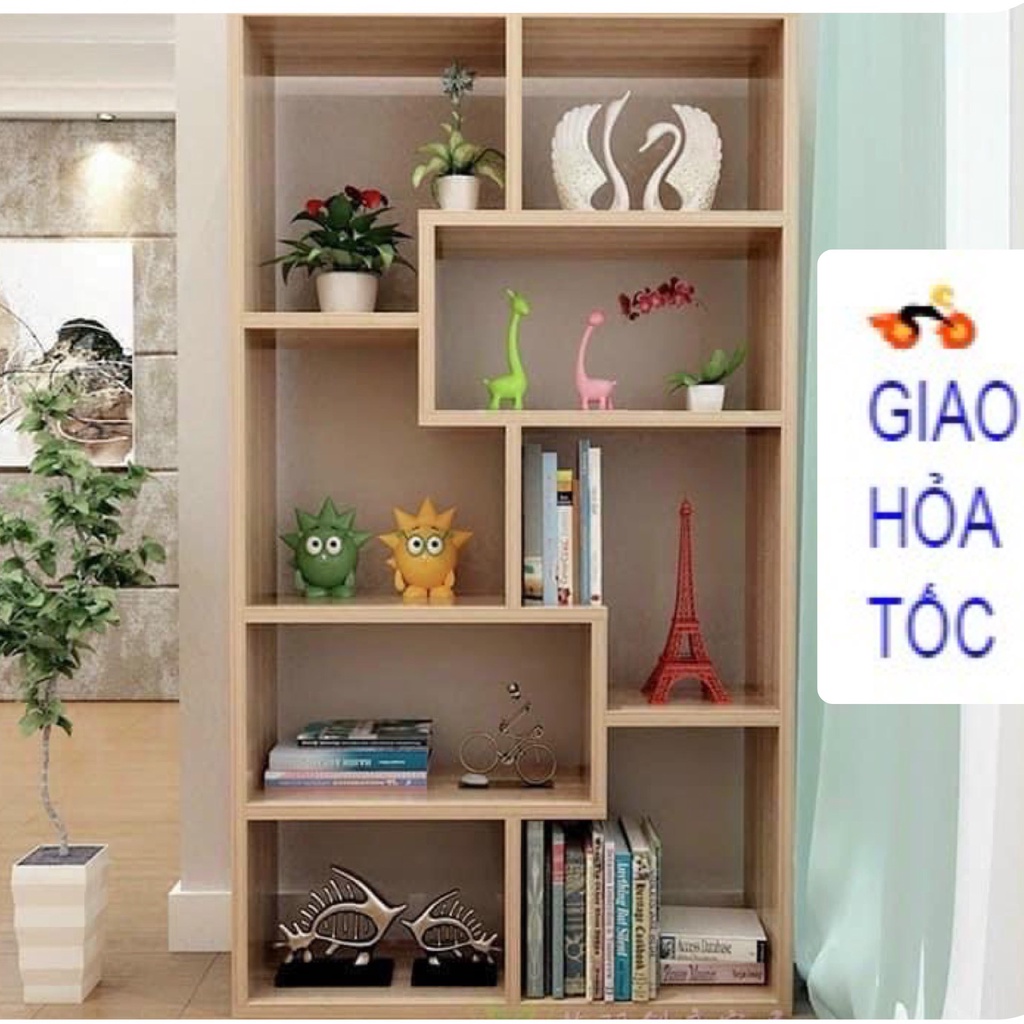 (GIAO HỎA TỐC TPHCM FREESHIP) KỆ SÁCH CHỮ U - KỆ GỖ MDF TRANG TRÍ LOẠI TỐT UY TÍN 140X70X20cm