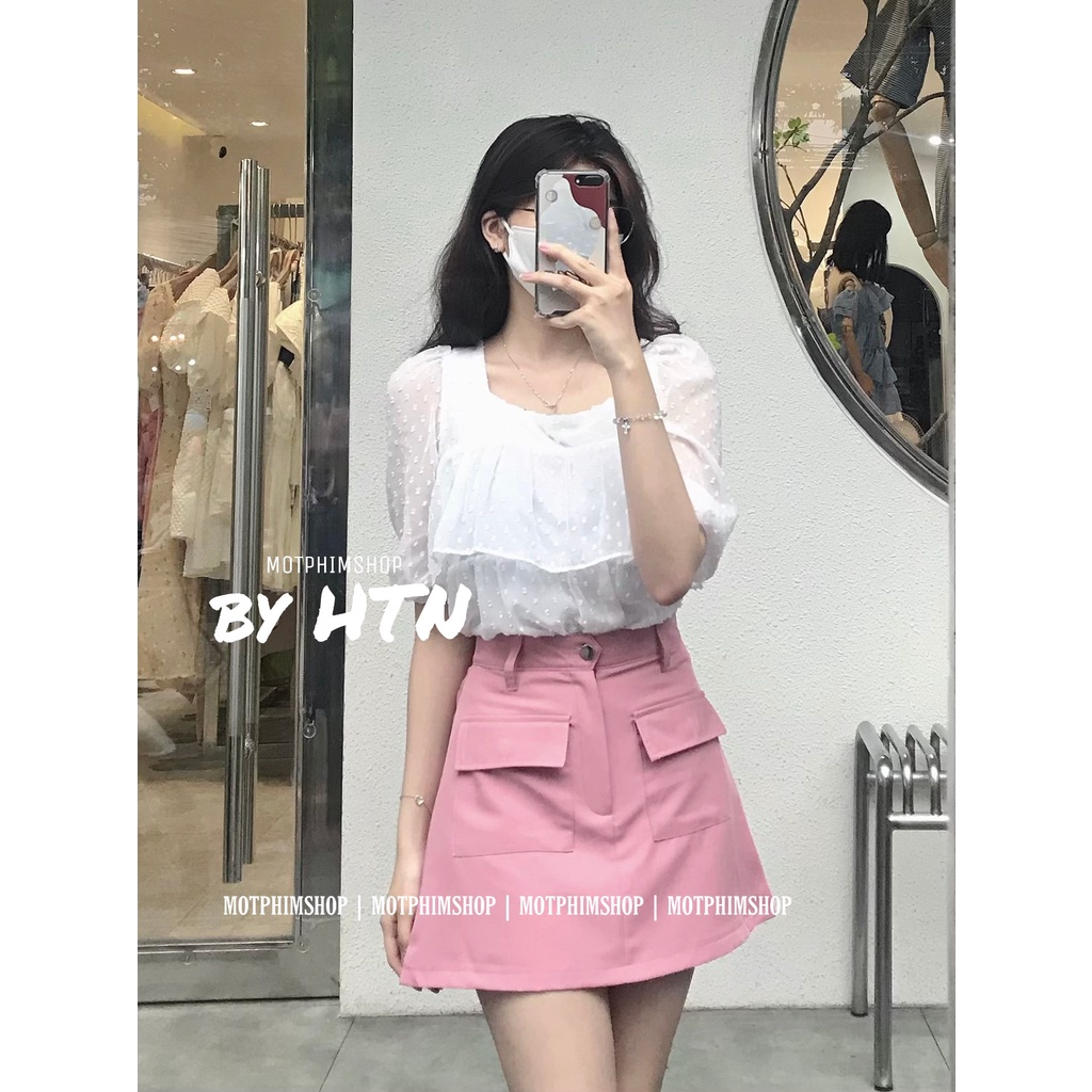 SET BBD HOA NỔI + Chân váy