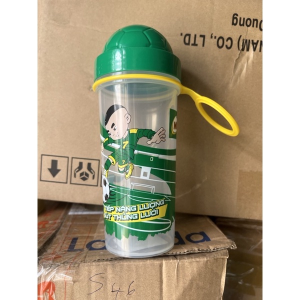 Set 2 BÌNH NƯỚC MILO NĂNG ĐỘNG NẮP HÌNH TRÁI BÓNG