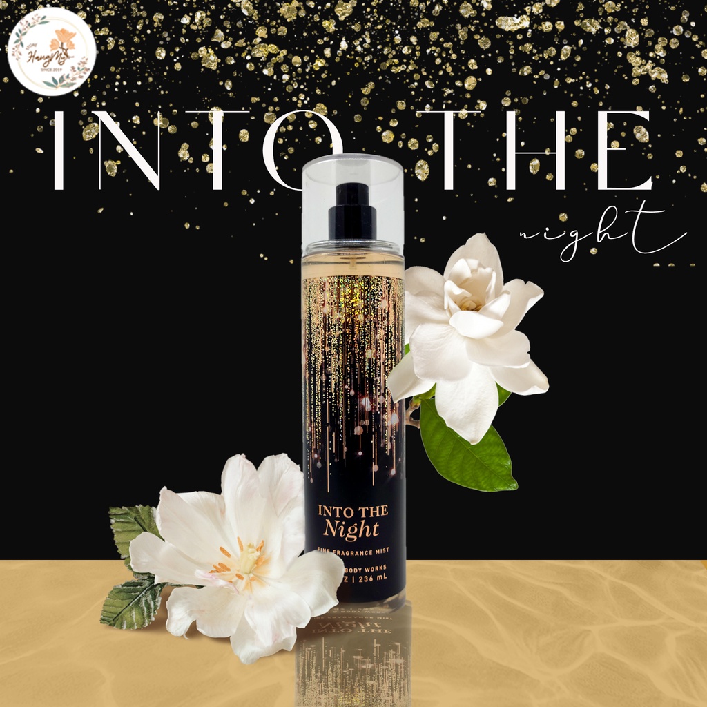 Xịt Thơm Body Bath And Body Works Into the night Cho Buổi Tối Chai 236ml